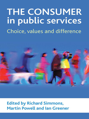 cover image of The consumer in public services
